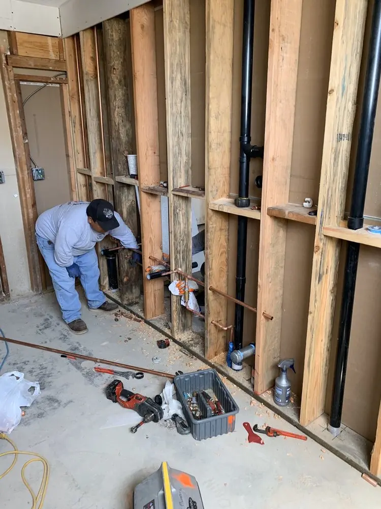 Commercial rough-in plumbing for Gas Line Repair in Parker Manor